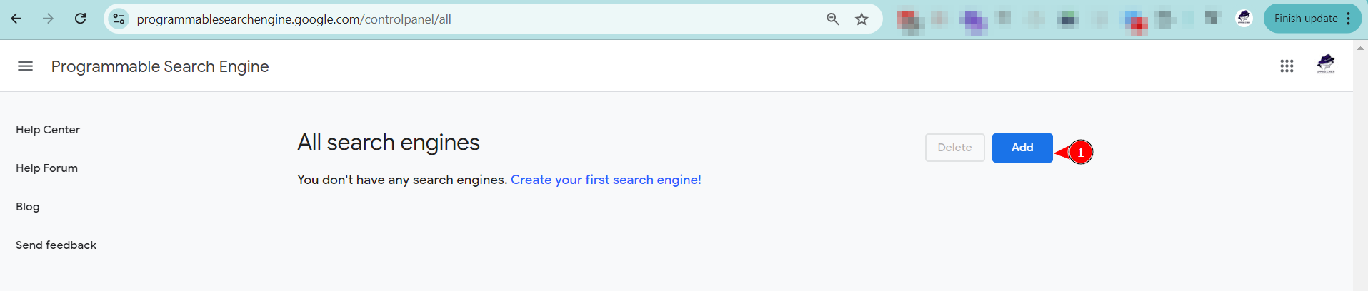 Create search engine