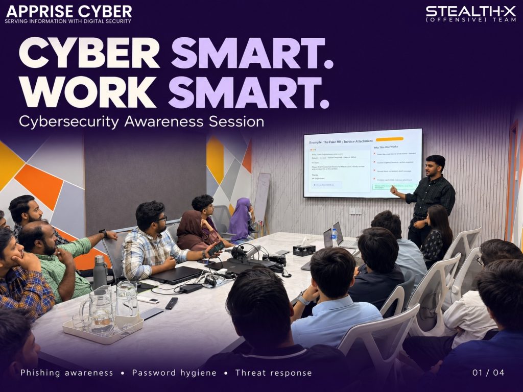 Forteve team attending the cyber hygiene training session