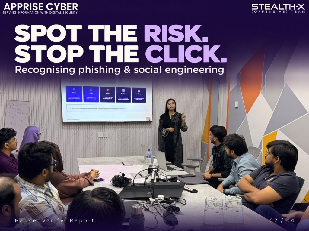 Apprise Cyber free cybersecurity seminar banner for organisations